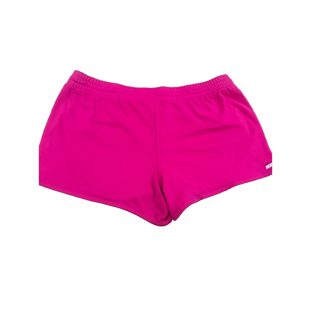 Danskin Now Women's Pink Mesh Athletic Shorts XL Drawstring Breathable - Picture 6 of 8